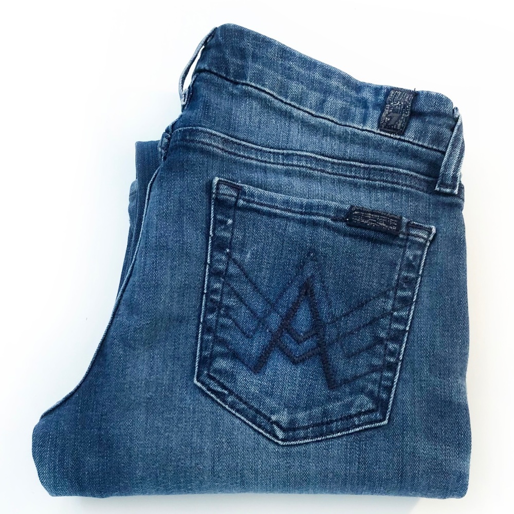 7FAM "A" Pocket Low Rise Bootcut Jean - Picture 4 of 12